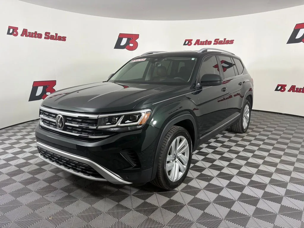 Green 2021 Volkswagen Atlas 2.0T SEL for sale in Des Arc, AR