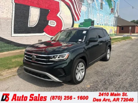 Green 2021 Volkswagen Atlas 2.0T SEL for sale in Des Arc, AR