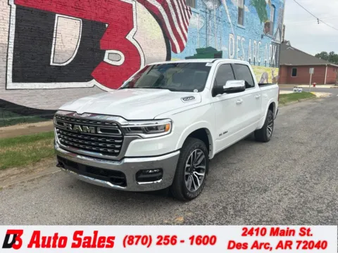 White 2026 Ram 1500 Limited for sale in Des Arc, AR