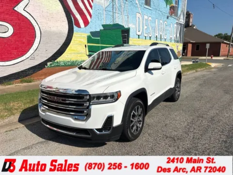 White 2020 GMC Acadia SLE for sale in Des Arc, AR