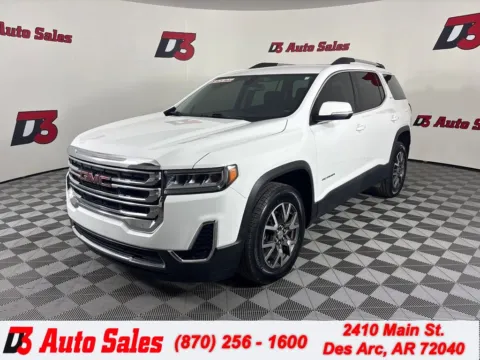 White 2020 GMC Acadia SLE for sale in Des Arc, AR
