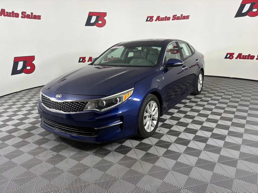 Used 2016 Kia Optima EX with VIN 5XXGU4L35GG068836 for sale in Des Arc, AR