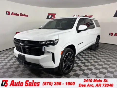 White 2023 Chevrolet Suburban RST for sale in Des Arc, AR