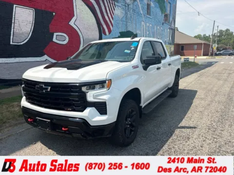 White 2024 Chevrolet Silverado 1500 LT Trail Boss for sale in Des Arc, AR