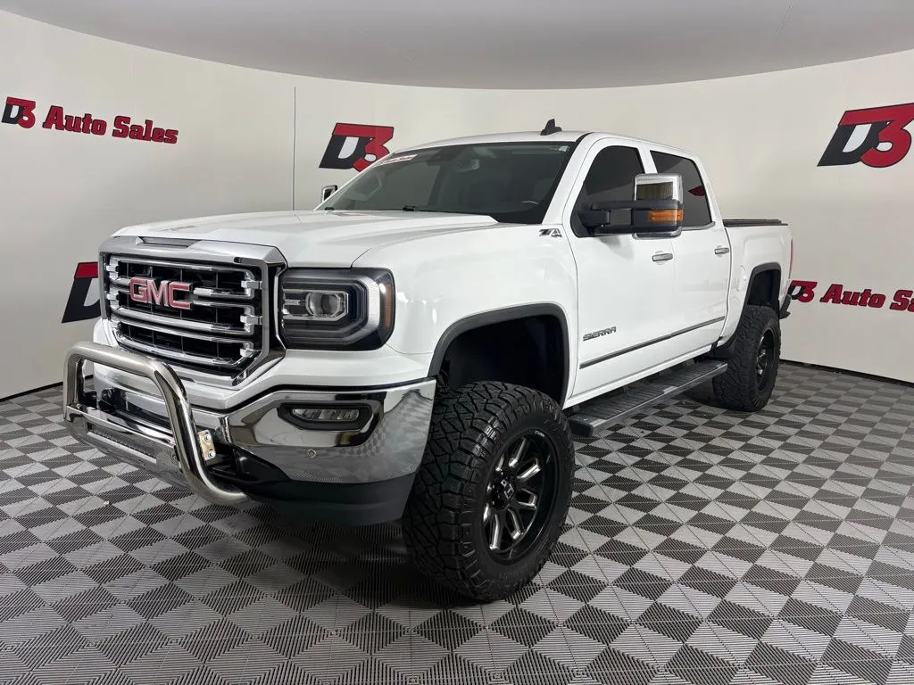 Used 2018 GMC Sierra 1500 SLT with VIN 3GTU2NEC0JG621313 for sale in Little Rock