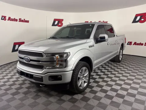 Silver 2018 Ford F-150 Platinum for sale in Des Arc, AR
