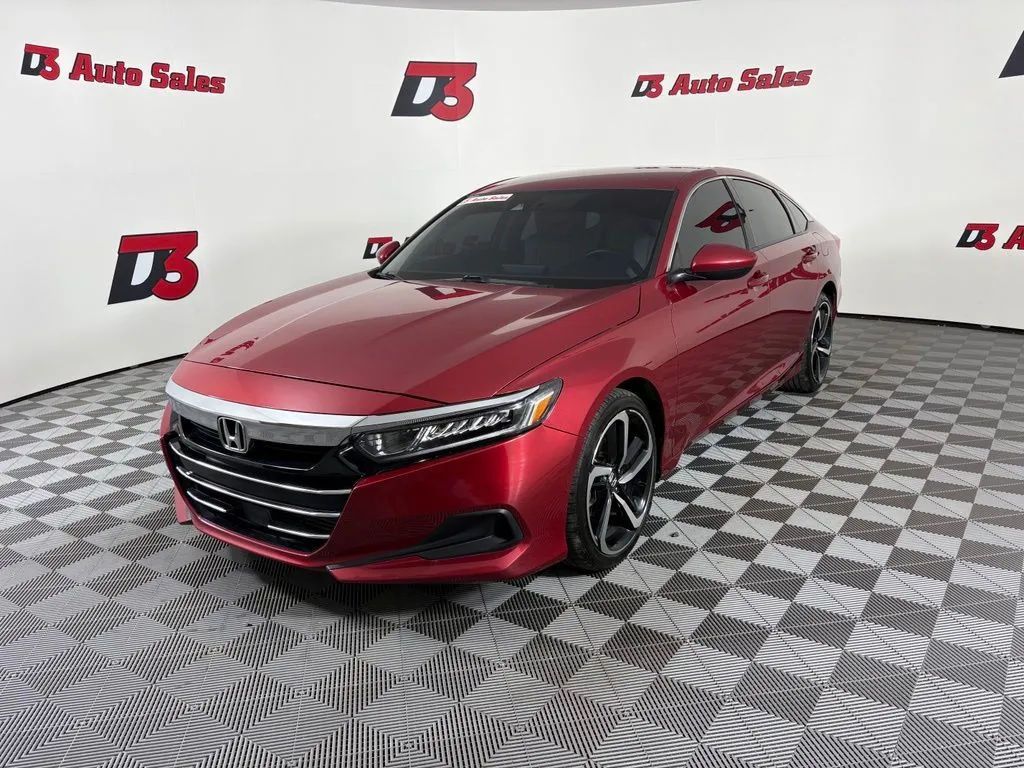Used 2021 Honda Accord LX with VIN 1HGCV1F1XMA040172 for sale in Des Arc, AR