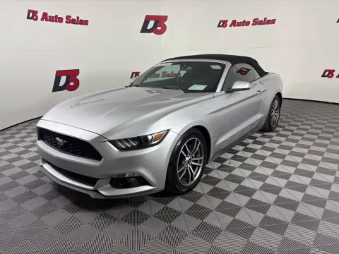 Silver 2015 Ford Mustang EcoBoost Premium for sale in Des Arc, AR