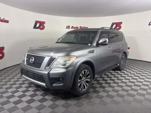 Gray 2017 Nissan Armada SL for sale in Des Arc, AR