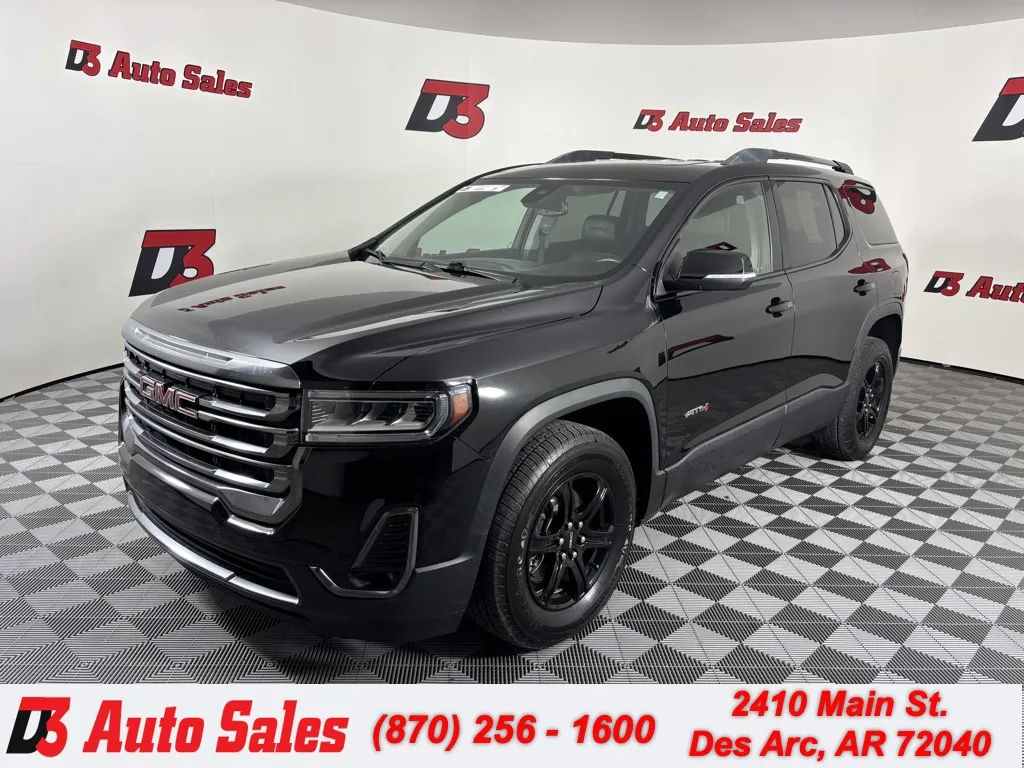 Black 2021 GMC Acadia AT4 for sale in Des Arc, AR