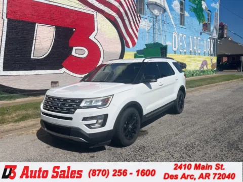 White 2016 Ford Explorer XLT for sale in Des Arc, AR