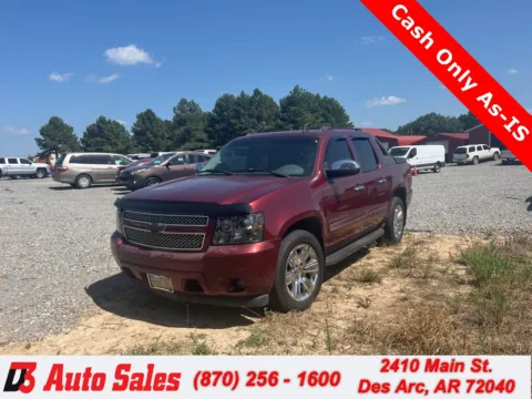 Red 2008 Chevrolet Avalanche 1500 LTZ for sale in Des Arc, AR