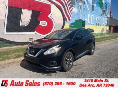 Black 2016 Nissan Murano S for sale in Des Arc, AR