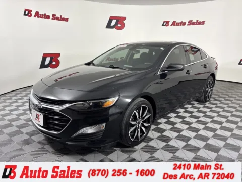 Black 2020 Chevrolet Malibu RS for sale in Des Arc, AR