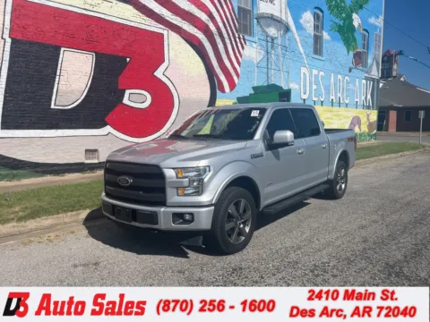 Silver 2017 Ford F-150 Lariat for sale in Des Arc, AR