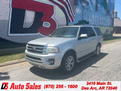 Silver 2017 Ford Expedition Limited for sale in Des Arc, AR
