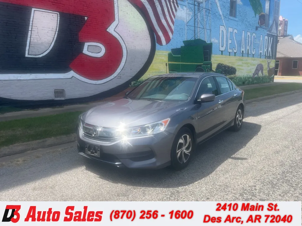 Gray 2016 Honda Accord LX for sale in Des Arc, AR