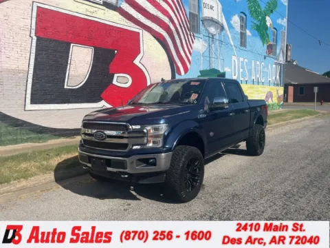 Blue 2018 Ford F-150 King Ranch for sale in Des Arc, AR