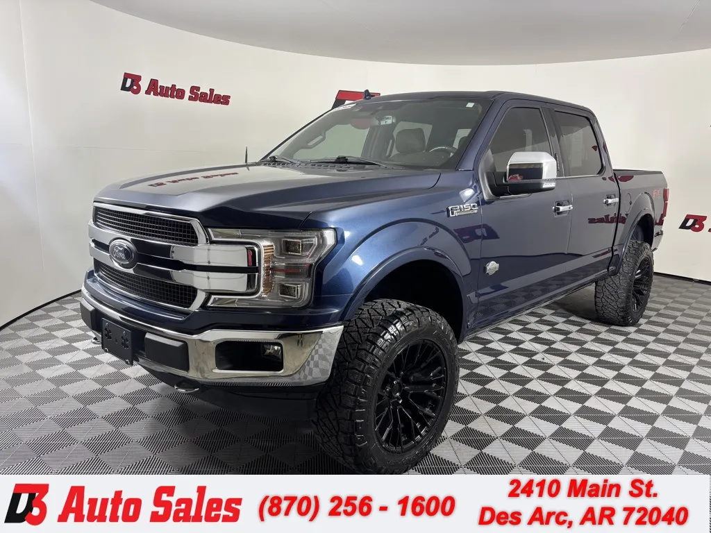 Blue 2018 Ford F-150 King Ranch for sale in Des Arc, AR