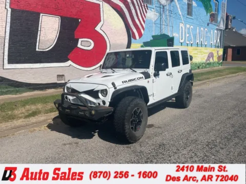 White 2016 Jeep Wrangler Unlimited Rubicon for sale in Des Arc, AR