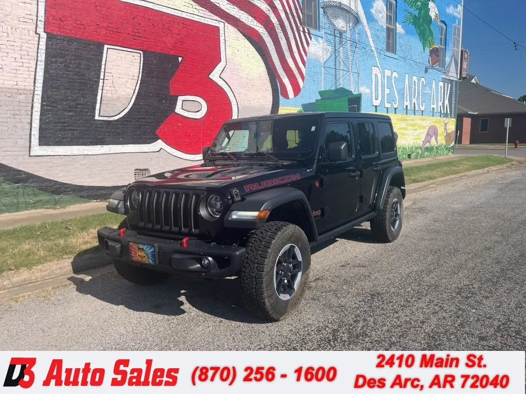 Black 2019 Jeep Wrangler Unlimited Rubicon for sale in Des Arc, AR