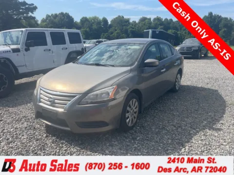 Silver 2015 Nissan Sentra SV for sale in Des Arc, AR