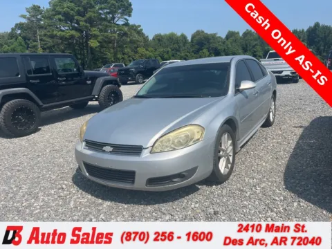 Silver 2010 Chevrolet Impala LTZ for sale in Des Arc, AR