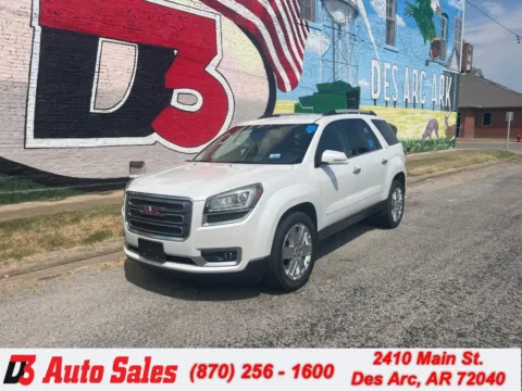 White 2017 GMC Acadia Limited for sale in Des Arc, AR