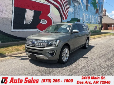 Silver 2019 Ford Expedition Max Platinum for sale in Des Arc, AR