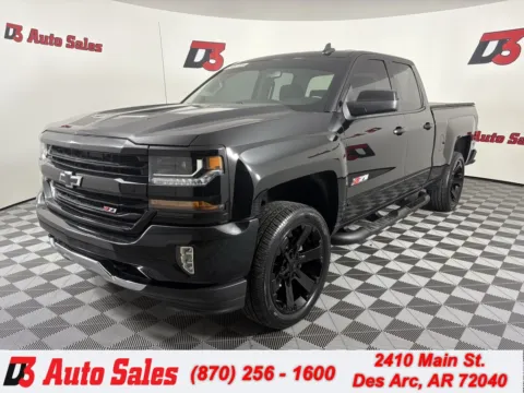 Black 2018 Chevrolet Silverado 1500 LT for sale in Des Arc, AR