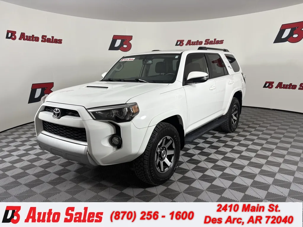 White 2019 Toyota 4Runner TRD Off-Road for sale in Des Arc, AR