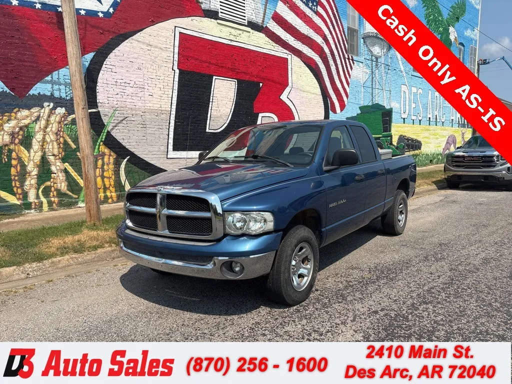 Blue 2004 Dodge Ram 1500 SLT for sale in Des Arc, AR