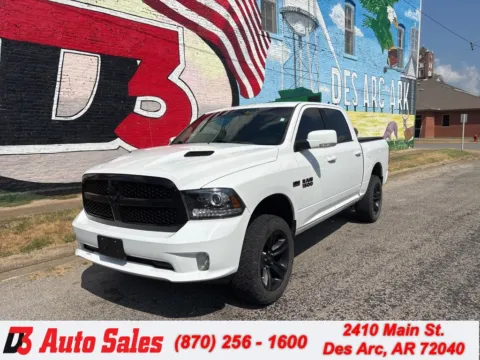 White 2017 Ram 1500 Night for sale in Des Arc, AR