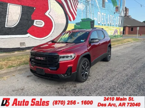 Red 2021 GMC Acadia SLT for sale in Des Arc, AR