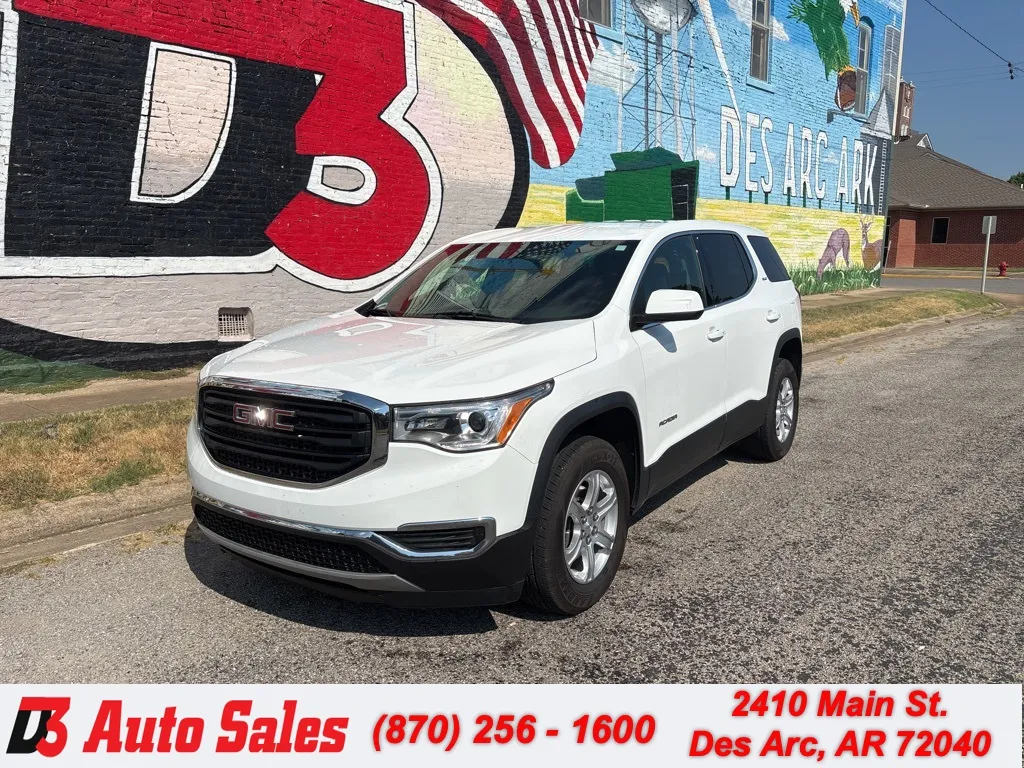 White 2018 GMC Acadia SLE-1 for sale in Des Arc, AR