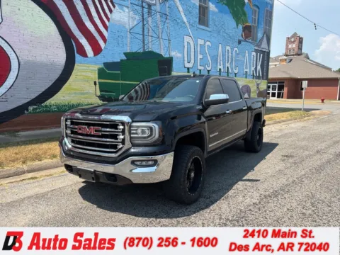 Black 2018 GMC Sierra 1500 SLT for sale in Des Arc, AR