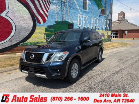 Blue 2018 Nissan Armada SV for sale in Des Arc, AR