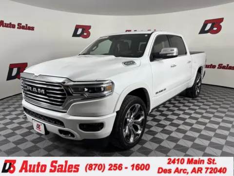 White 2019 Ram 1500 Laramie Longhorn for sale in Des Arc, AR