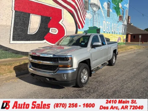 Silver 2018 Chevrolet Silverado 1500 LT for sale in Des Arc, AR