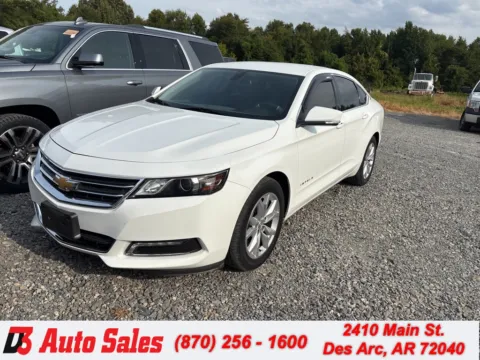 White 2016 Chevrolet Impala LT for sale in Des Arc, AR