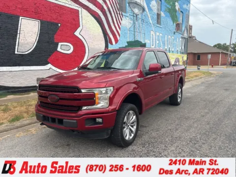 Red 2018 Ford F-150 Lariat for sale in Des Arc, AR