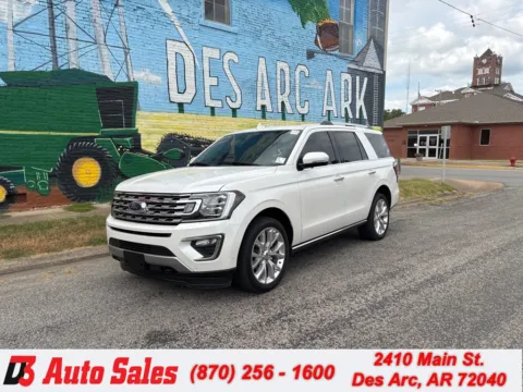 White 2018 Ford Expedition Limited for sale in Des Arc, AR