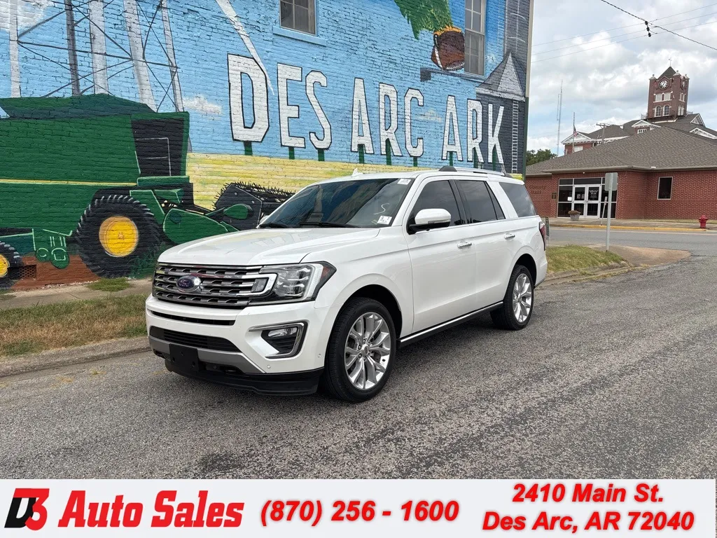White 2018 Ford Expedition Limited for sale in Des Arc, AR