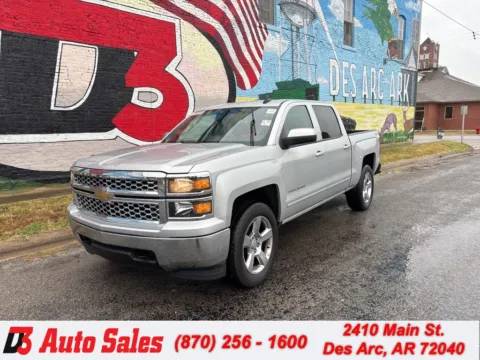 Silver 2015 Chevrolet Silverado 1500 LT for sale in Des Arc, AR