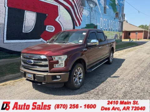 Brown 2016 Ford F-150 Lariat for sale in Des Arc, AR