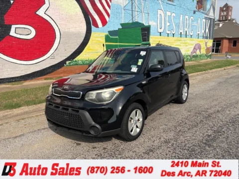 Black 2014 Kia Soul for sale in Des Arc, AR