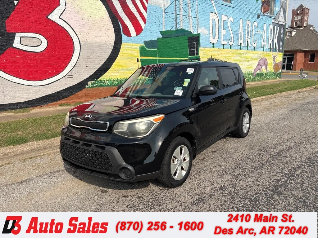 Black 2014 Kia Soul for sale in Des Arc, AR