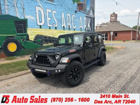 Black 2022 Jeep Wrangler Unlimited Sport for sale in Des Arc, AR