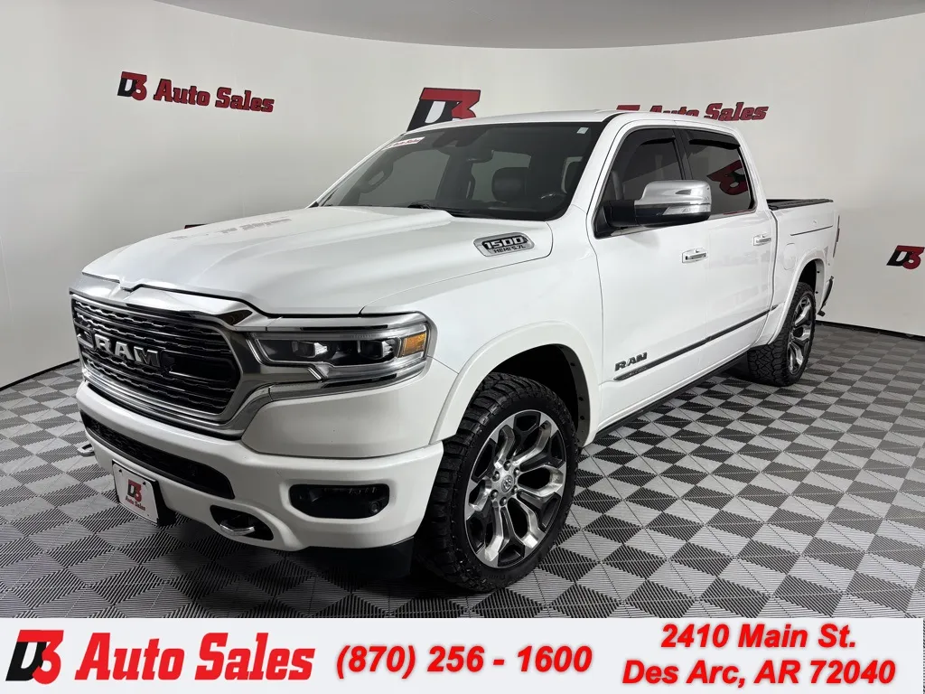 White 2019 Ram 1500 Limited for sale in Des Arc, AR