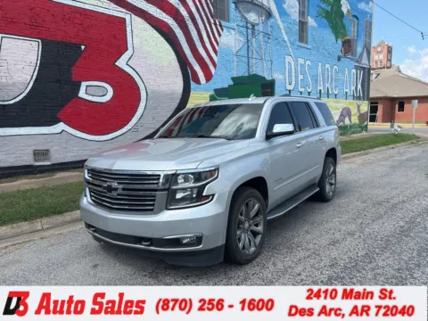 Silver 2015 Chevrolet Tahoe LTZ for sale in Des Arc, AR